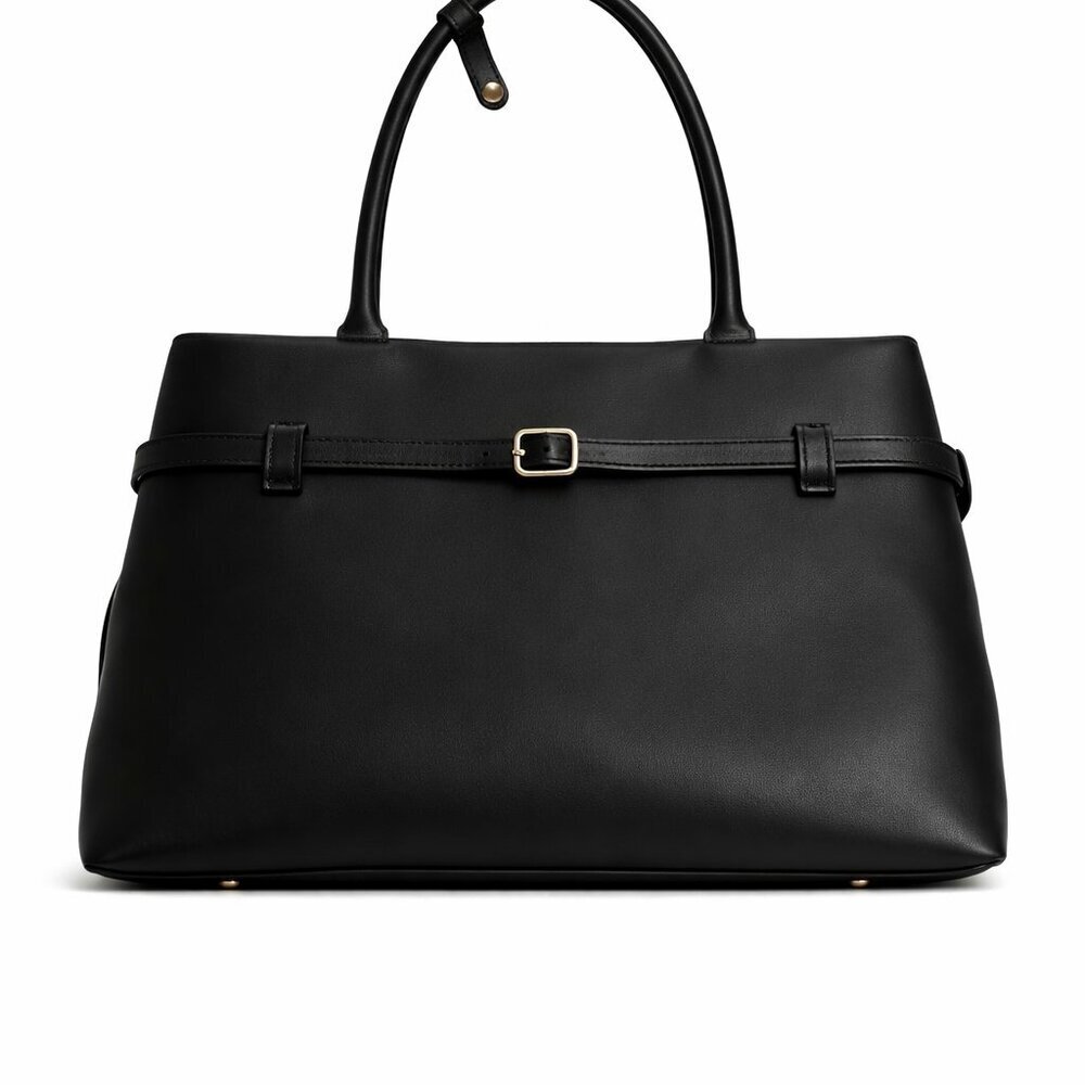 Soft Faux Leather Structured Tote – Budget Friendly Chic - Picture 2 of 6